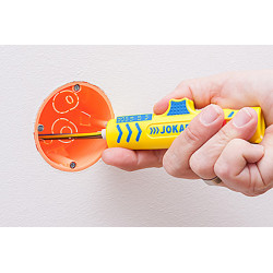 30155 JOKARI Secura No 15 - Outil à dégainer polyvalent - Outil denudeur de fils + lame extérieure type cutter
