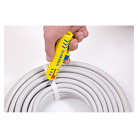 30155 JOKARI Secura No 15 - Outil à dégainer polyvalent - Outil denudeur de fils + lame extérieure type cutter