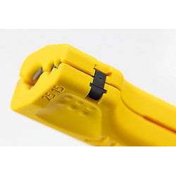 30400 JOKARI Uni Plus - Outil à dégainer et dénuder pour fils et câbles rond Ø8 à 15mm - Butée réglable Droitier / Gaucher