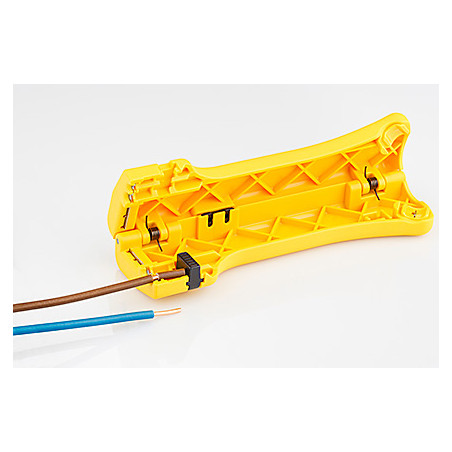 30900 JOKARI Allrounder - Outil à dégainer polyvalent - Pince à dénuder - Compatible fil + câble (cable plat ou rond)