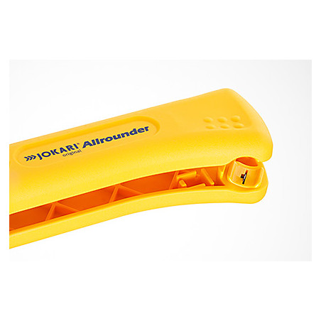30900 JOKARI Allrounder - Outil à dégainer polyvalent - Pince à dénuder - Compatible fil + câble (cable plat ou rond)