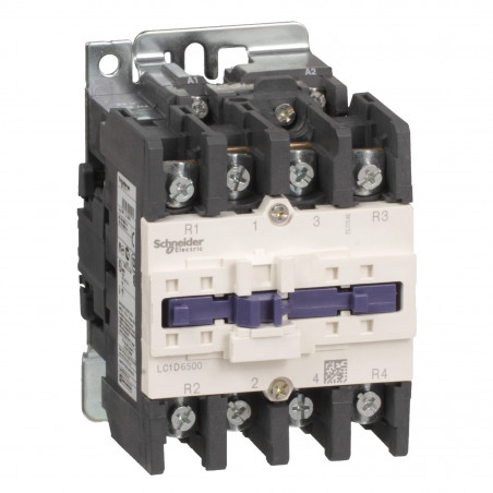 LC1D65008F7 Schneider - Contacteur tétrapolaire - 2NO+2NF - 80A - Bobine 110Vca - Vis
