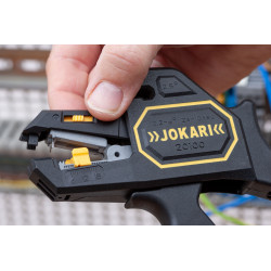 20100 JOKARI Secura 2K - Pince à dénuder automatique - Fils 0,2 à 6mm² - butée réglable - coupe fil - Lame remplaçable