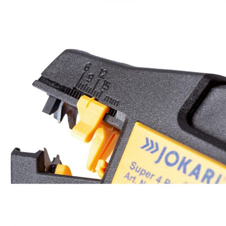 20200 - Pince à dénuder automatique JOKARI Super 4 PRO - Fil 0,2 à 6mm² - butée réglable 6 à 15mm + coupe fil