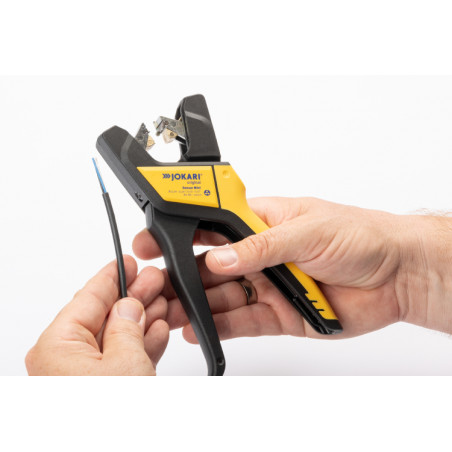 20310 JOKARI - Pince à dénuder automatique JOKARI Sensor Mini - pour câbles de capteur de 3,2 à 4,4mm