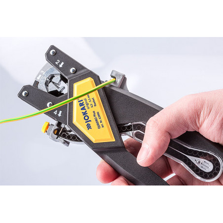 62000 Malette complète avec Pince JOKARI QUADRO + 3 chargeurs + embouts de câblage 0,5 à 2,5mm²