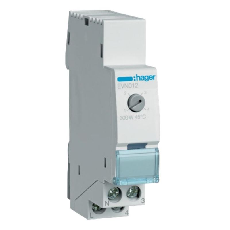 EVN012 - Hager - Télévariateur Universel 300W Confort  - compatible source LED dimmable (max 60W)