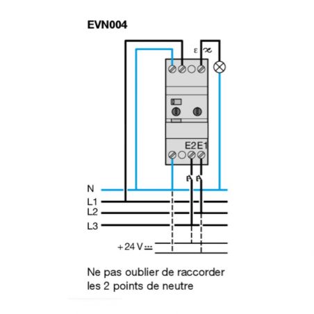 EVN004 - Hager - Télévariateur Universel 500W Confort - compatible source LED dimmable (max 100W)