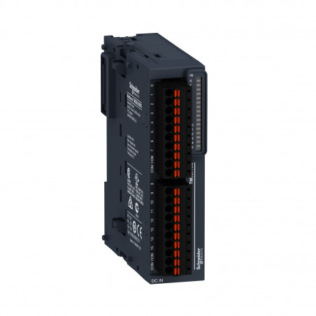 TM3DQ16RG Module d'extension Modicon TM3 - 16 sorties TOR - Sorties relais - 2A - Bornes à ressort - Schneider Electric