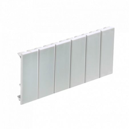 77590 Obturateur pour coffret électrique - 6 modules - Gris - IDE