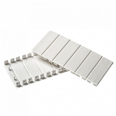 77600 Obturateur pour coffret électrique - 6 modules - Blanc - IDE