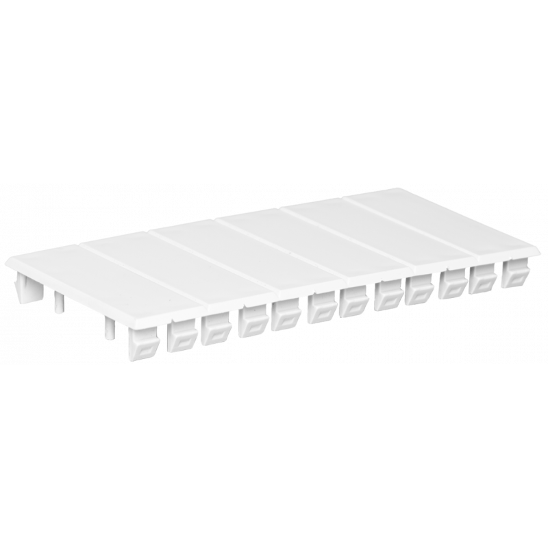TA1300B03 Obturateur pour tableau électrique -6 modules - Blanc - SOLERA