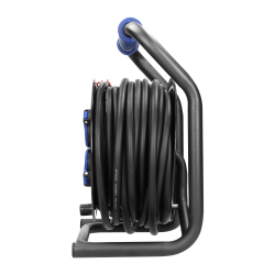 Enrouleur électrique professionnel 40m - étanche IP44 - 4 Prises - Câble HO7RNF 3G2,5mm² - Certifié NF