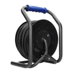 Enrouleur électrique professionnel 40m - étanche IP44 - 4 Prises - Câble HO7RNF 3G2,5mm² - Certifié NF