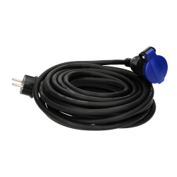 Rallonge électrique 20m étanche IP44 - Câble HO7RNF 3G1,5mm² ultra-résistant