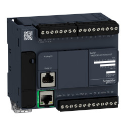 TM221CE24R Automate Schneider Modicon M221 - Contrôleur 24 entrées/sorties TOR - 240Vac - Relais - Port ethernet + série