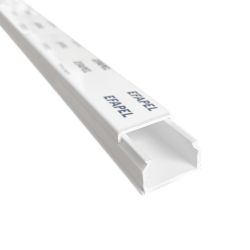 10020CBR Efapel - Moulure électrique blanche (LxH) 16x10mm - Longueur 2 mètres - pour montage en saillie