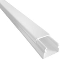 10030CBR Efapel Moulure électrique blanche (LxH) 20x12,5mm - Longueur 2 mètres - pour montage en saillie