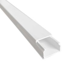 10020CBR Efapel - Moulure électrique blanche (LxH) 16x10mm - Longueur 2 mètres - pour montage en saillie