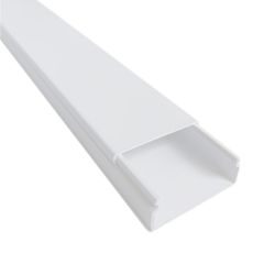 10500CBR Efapel - Moulure électrique blanche (LxH) 50x20mm - Longueur 2 mètres - pour montage en saillie