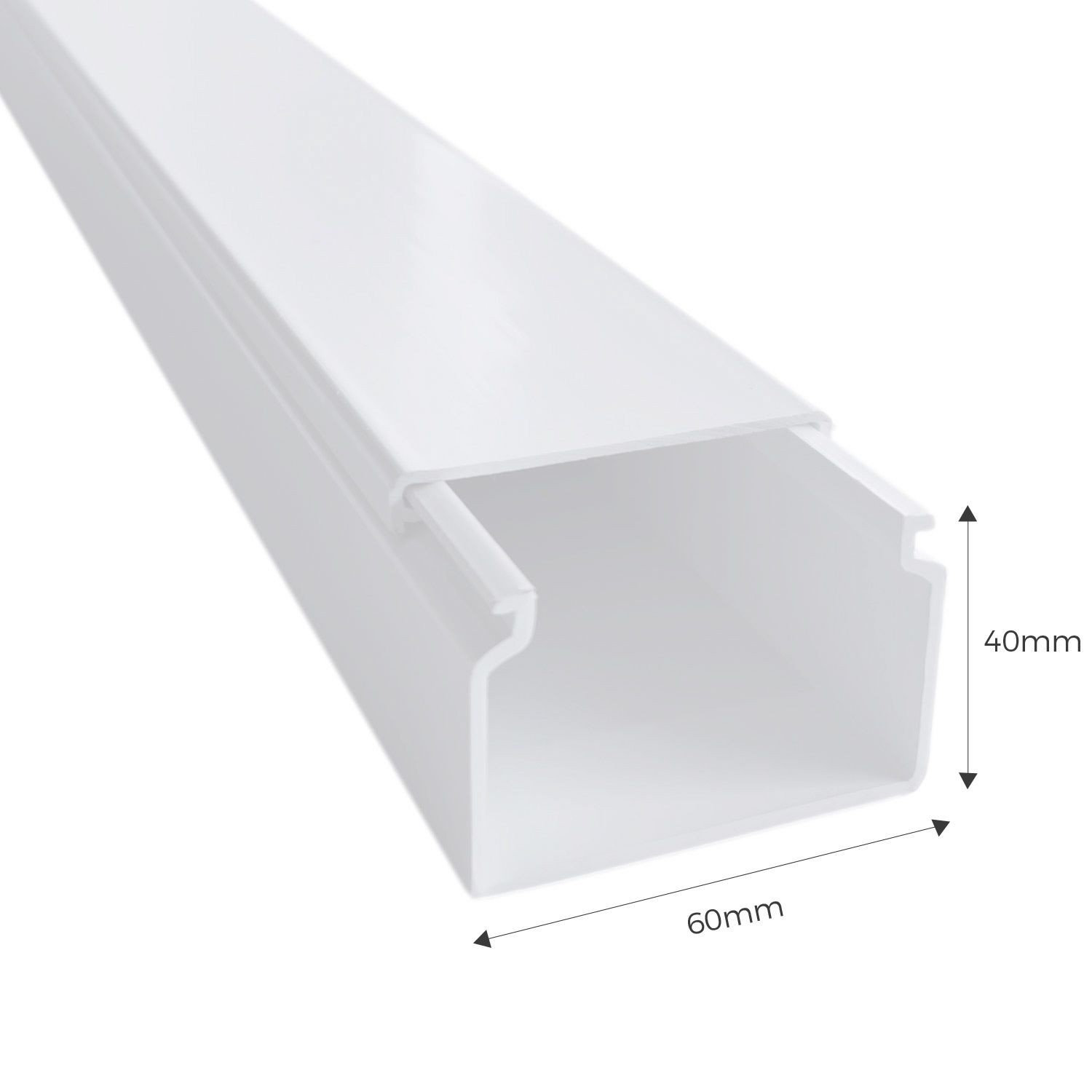 13030CBR EFAPEL Goulotte lectrique En PVC 60x40mm Longueur 2m 13030CBR EFAPEL Goulotte lectrique En PVC 60x40mm Longueur 2m