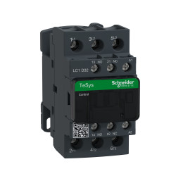 LC1D32M7 Schneider - Contacteur moteur tripolaire - 3NO - 32A - Bobine 220Vca - Vis étrier - Tesys LC1D32