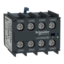 LA1KN22M Schneider - Bloc de contacts auxiliaires 2NO+2NF - Montage Frontal - à vis - TeSys CA