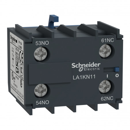 LA1KN11 Schneider - Bloc de contacts auxiliaires 1NO+1NF - Montage Frontal - à vis - TeSys CA