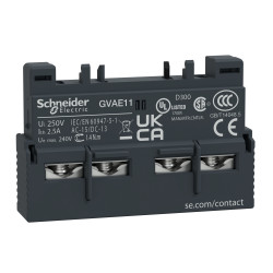 GVAE11 Schneider TeSys GV - contact auxiliaire instantanés pour disjoncteur moteur - 1NO+1NF