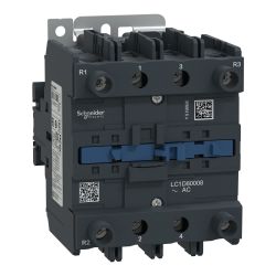 LC1D80008E7 Schneider - Contacteur tétrapolaire - 2NO+2NF - 125A - Bobine 48Vca - Vis