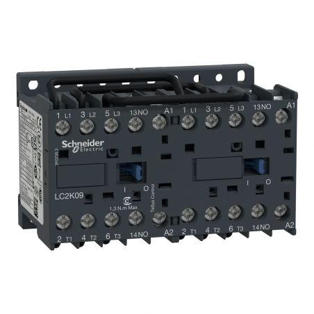 LC2K0901B7 Schneider - Contacteur inverseur tripolaire - 3NO - 9A - Bobine 24Vca - Vis
