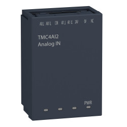 TMC4AI2 Cartouche 2 entrées analogiques configurables: Tension 0-10V Courant 0-20mA / 4-20mA - Modicon M241