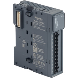 TM3AQ4 Module d'extension 4 sorties analogiques -10-0-10V 0/4-20mA - Bornier à vis - Modicon TM3