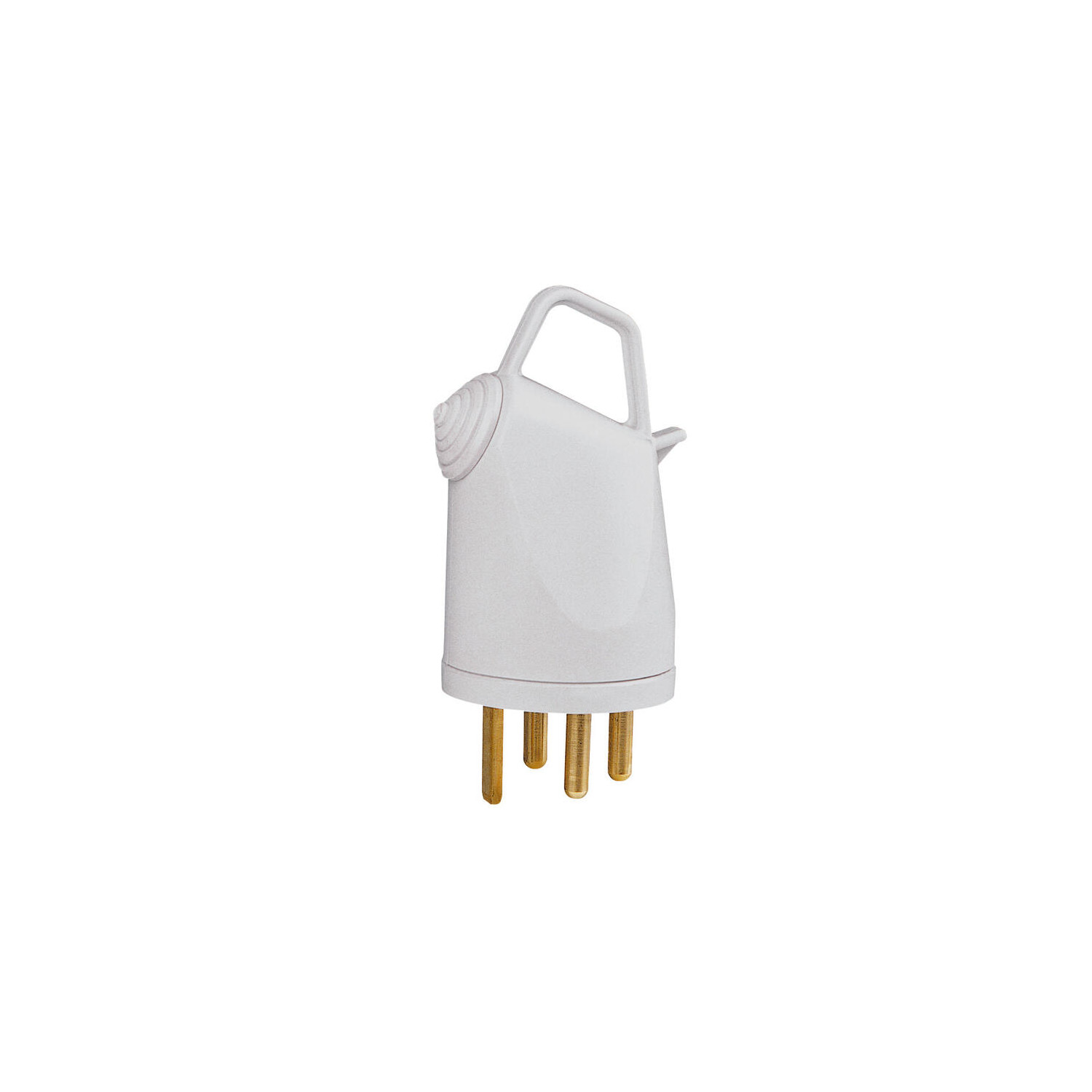 Prise Mâle 3P+T 380V 20A Grise - Occasion Bon état - Pour Intérieur