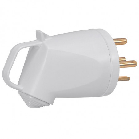 055855 - Fiche électrique male Legrand 3P+N+T 32A 400V - Sortie droite à terre plate