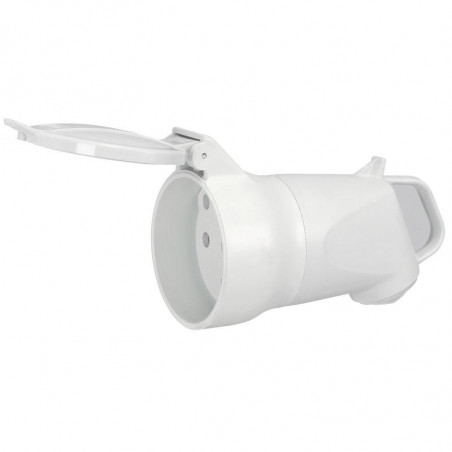 055865 - Fiche femelle Legrand 3P+N+T 32A 380V - Coudée avec volet et éclips de protection