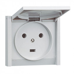 055703 - Legrand plexo prise de courant 2P+T 20A étanche - Encastrable ou boitier saillie 090359