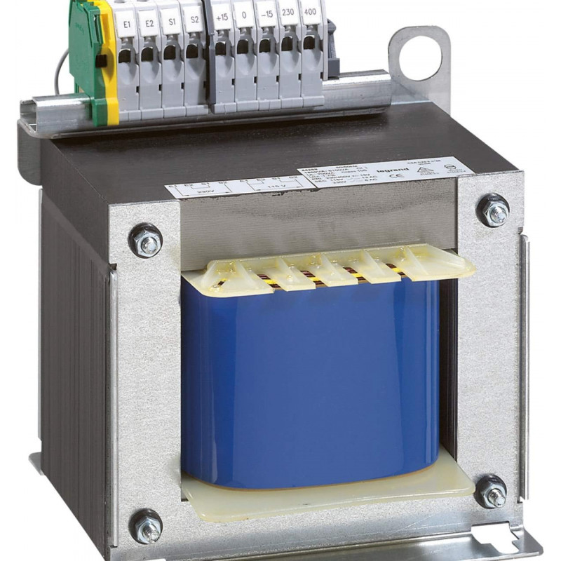 044269 Legrand - Transformateur de séparation des circuits 1600VA - Primaire 230V 400V - Secondaire 115V 230V - Bornes à vis