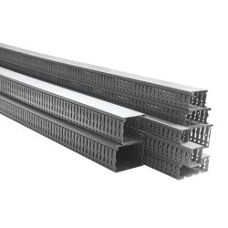 14030CCZ Goulotte de câblage PVC avec couvercle LxH 60X40mm GRISE - Vendu par carton de 32m - Prix au mètre