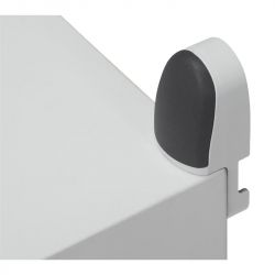 036409 Jeu de 4 pattes de fixation murale pour coffret Marina hauteur 400mm à 1200mm - pour charge 150kg