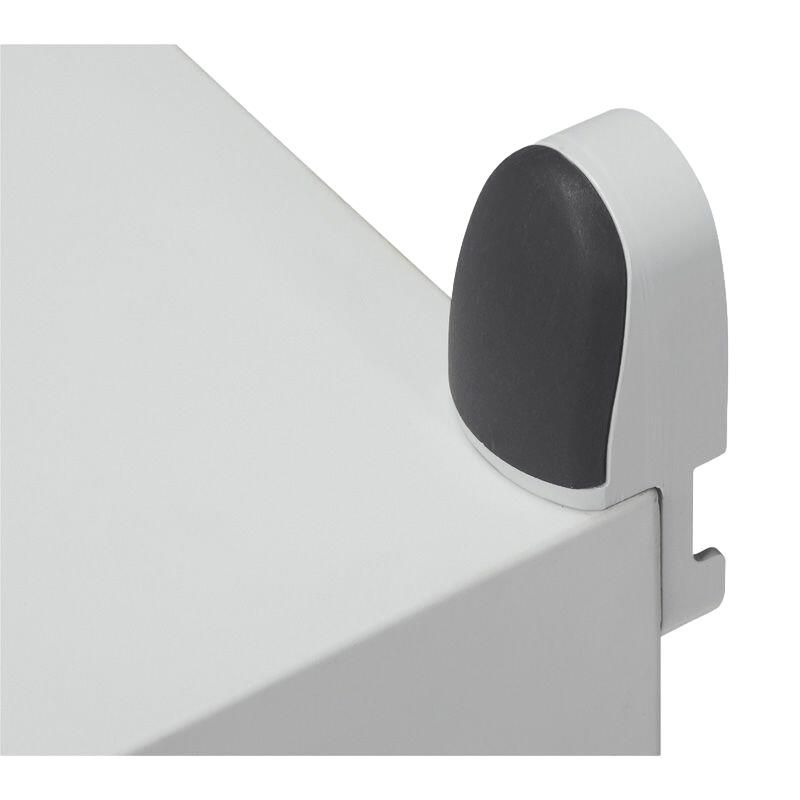 036409 Jeu de 4 pattes de fixation murale pour coffret Marina hauteur 400mm à 1200mm - pour charge 150kg