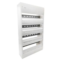 GD418 - Coffret électrique 4 rangées de 18 modules - Hager Gamma 625x355x103mm - Bornier automatique