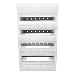 GD418 - Coffret électrique 4 rangées de 18 modules - Hager Gamma 625x355x103mm - Bornier automatique