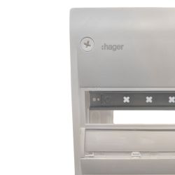 GD418 - Coffret électrique 4 rangées de 18 modules - Hager Gamma 625x355x103mm - Bornier automatique