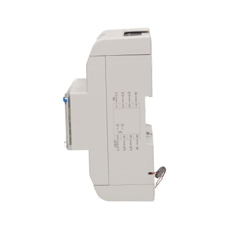 Compteur électrique triphasé 120A - 5 modules - Avec écran LCD rétro-éclairé