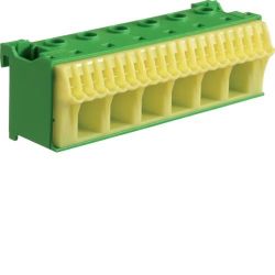 KN26E Hager - Bornier de terre automatique "Sanvis" pour coffret Hager Gamma - 20x4mm² + 6x25mm²