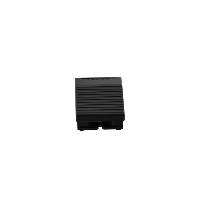 Tsnamay Interrupteur à pied au sol noir, interrupteur à pied rond en ligne, interrupteur à pédale en plastique avec bouton poussoir pour lumière LED marche/arrêt