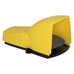 XPEY310 Schneider - Interrupteur à pied simple - Avec capot - Plastique - Contact 1NO+1NF - Preventa Harmony XPEY