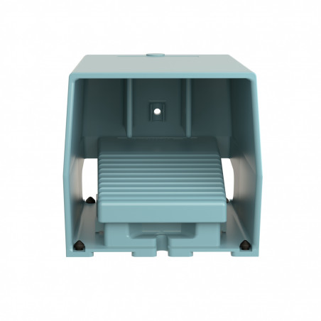 XPEM311 Schneider - Interrupteur à pied simple - Avec capot - Métal - Contact 2NO+2NF - Preventa Harmony XPEM