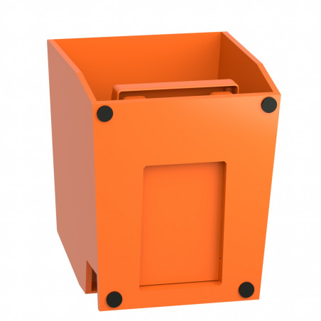 XPER711 Schneider - Interrupteur à pied simple - Avec capot - Métal - Contact 2NO+2NF - Preventa Harmony XPER